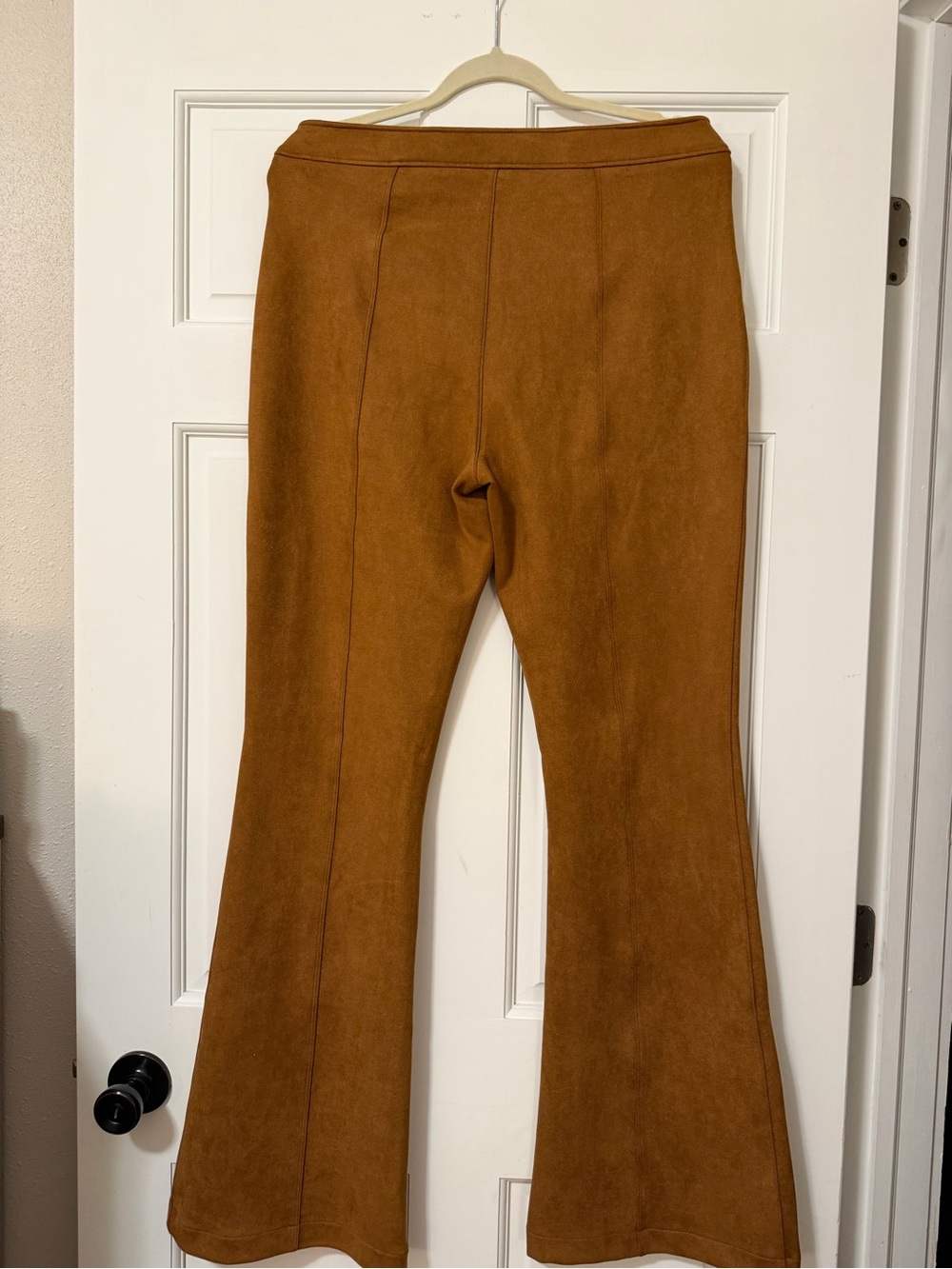 Women’s Flared Spanx Dress Pants in Brown